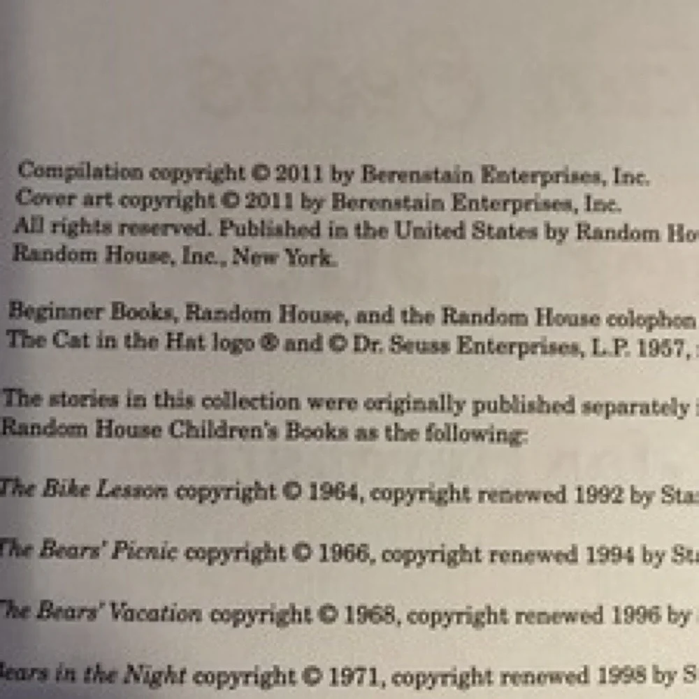 The Big Book of Berenstain Bears Beginner Books Children Stories Gift Toy Read - Picture 2 of 8